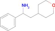 1-Phenyl-2-(tetrahydro-2h-pyran-4-yl)ethan-1-amine