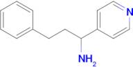 3-Phenyl-1-(pyridin-4-yl)propan-1-amine