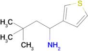 3,3-Dimethyl-1-(thiophen-3-yl)butan-1-amine