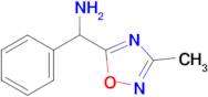 (3-Methyl-1,2,4-oxadiazol-5-yl)(phenyl)methanamine