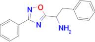 2-Phenyl-1-(3-phenyl-1,2,4-oxadiazol-5-yl)ethan-1-amine