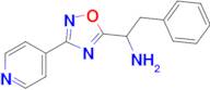 2-Phenyl-1-(3-(pyridin-4-yl)-1,2,4-oxadiazol-5-yl)ethan-1-amine