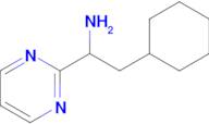 2-Cyclohexyl-1-(pyrimidin-2-yl)ethan-1-amine