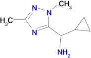 Cyclopropyl(1,3-dimethyl-1h-1,2,4-triazol-5-yl)methanamine