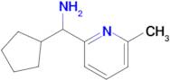 Cyclopentyl(6-methylpyridin-2-yl)methanamine