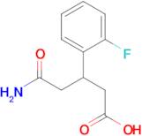 5-Amino-3-(2-fluorophenyl)-5-oxopentanoic acid