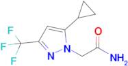 2-(5-Cyclopropyl-3-(trifluoromethyl)-1h-pyrazol-1-yl)acetamide