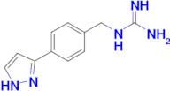 N-{[4-(1H-pyrazol-3-yl)phenyl]methyl}guanidine