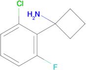 1-(2-Chloro-6-fluorophenyl)cyclobutan-1-amine