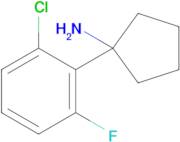 1-(2-Chloro-6-fluorophenyl)cyclopentan-1-amine