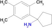 1-(2,4,5-Trimethylphenyl)cyclopentan-1-amine