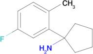 1-(5-Fluoro-2-methylphenyl)cyclopentan-1-amine