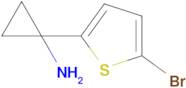 1-(5-Bromothiophen-2-yl)cyclopropan-1-amine