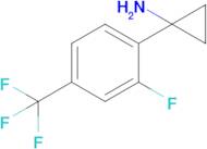 1-(2-Fluoro-4-(trifluoromethyl)phenyl)cyclopropan-1-amine