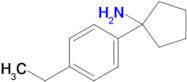 1-(4-Ethylphenyl)cyclopentan-1-amine