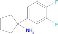 1-(3,4-Difluorophenyl)cyclopentan-1-amine