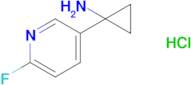 1-(6-Fluoropyridin-3-yl)cyclopropan-1-amine hydrochloride