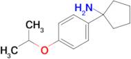 1-(4-Isopropoxyphenyl)cyclopentan-1-amine