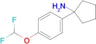 1-(4-(Difluoromethoxy)phenyl)cyclopentan-1-amine