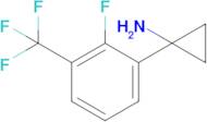 1-(2-Fluoro-3-(trifluoromethyl)phenyl)cyclopropan-1-amine