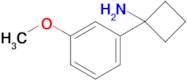 1-(3-Methoxyphenyl)cyclobutan-1-amine