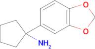 1-(Benzo[d][1,3]dioxol-5-yl)cyclopentan-1-amine