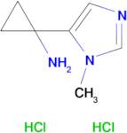 1-(1-Methyl-1h-imidazol-5-yl)cyclopropan-1-amine dihydrochloride