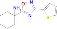 1-(3-(Thiophen-2-yl)-1,2,4-oxadiazol-5-yl)cyclohexan-1-amine