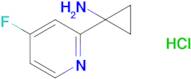 1-(4-Fluoropyridin-2-yl)cyclopropan-1-amine hydrochloride