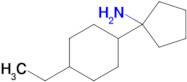 1-(4-Ethylcyclohexyl)cyclopentan-1-amine