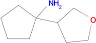 1-(Tetrahydrofuran-3-yl)cyclopentan-1-amine