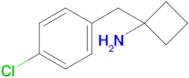 1-(4-Chlorobenzyl)cyclobutan-1-amine