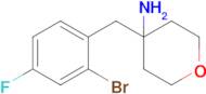 4-(2-Bromo-4-fluorobenzyl)tetrahydro-2h-pyran-4-amine