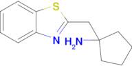 1-(Benzo[d]thiazol-2-ylmethyl)cyclopentan-1-amine