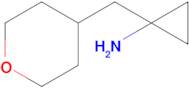 1-((Tetrahydro-2h-pyran-4-yl)methyl)cyclopropan-1-amine