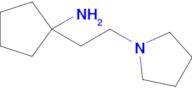 1-(2-(Pyrrolidin-1-yl)ethyl)cyclopentan-1-amine