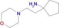 1-(2-Morpholinoethyl)cyclopentan-1-amine