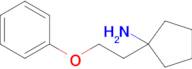 1-(2-Phenoxyethyl)cyclopentan-1-amine