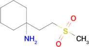 1-(2-(Methylsulfonyl)ethyl)cyclohexan-1-amine