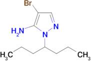 4-Bromo-1-(heptan-4-yl)-1h-pyrazol-5-amine