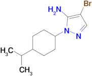 4-Bromo-1-(4-isopropylcyclohexyl)-1h-pyrazol-5-amine