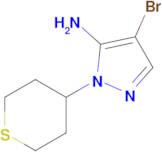 4-Bromo-1-(tetrahydro-2h-thiopyran-4-yl)-1h-pyrazol-5-amine