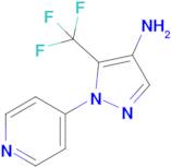 1-(Pyridin-4-yl)-5-(trifluoromethyl)-1h-pyrazol-4-amine