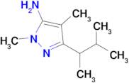 1,4-Dimethyl-3-(3-methylbutan-2-yl)-1h-pyrazol-5-amine