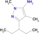 1,4-Dimethyl-3-(pentan-3-yl)-1h-pyrazol-5-amine