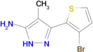 3-(3-Bromothiophen-2-yl)-4-methyl-1h-pyrazol-5-amine