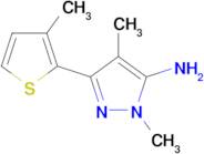 1,4-Dimethyl-3-(3-methylthiophen-2-yl)-1h-pyrazol-5-amine