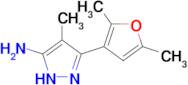 3-(2,5-Dimethylfuran-3-yl)-4-methyl-1h-pyrazol-5-amine