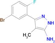 3-(5-Bromo-2-fluorophenyl)-4-methyl-1h-pyrazol-5-amine