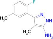 3-(2-Fluoro-5-methylphenyl)-4-methyl-1h-pyrazol-5-amine